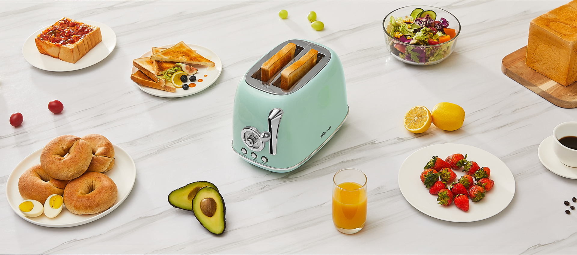 B&aacute;nh m&igrave; nướng 2 l&aacute;t ngon nhất- DSL P02D5 của Bear Electric