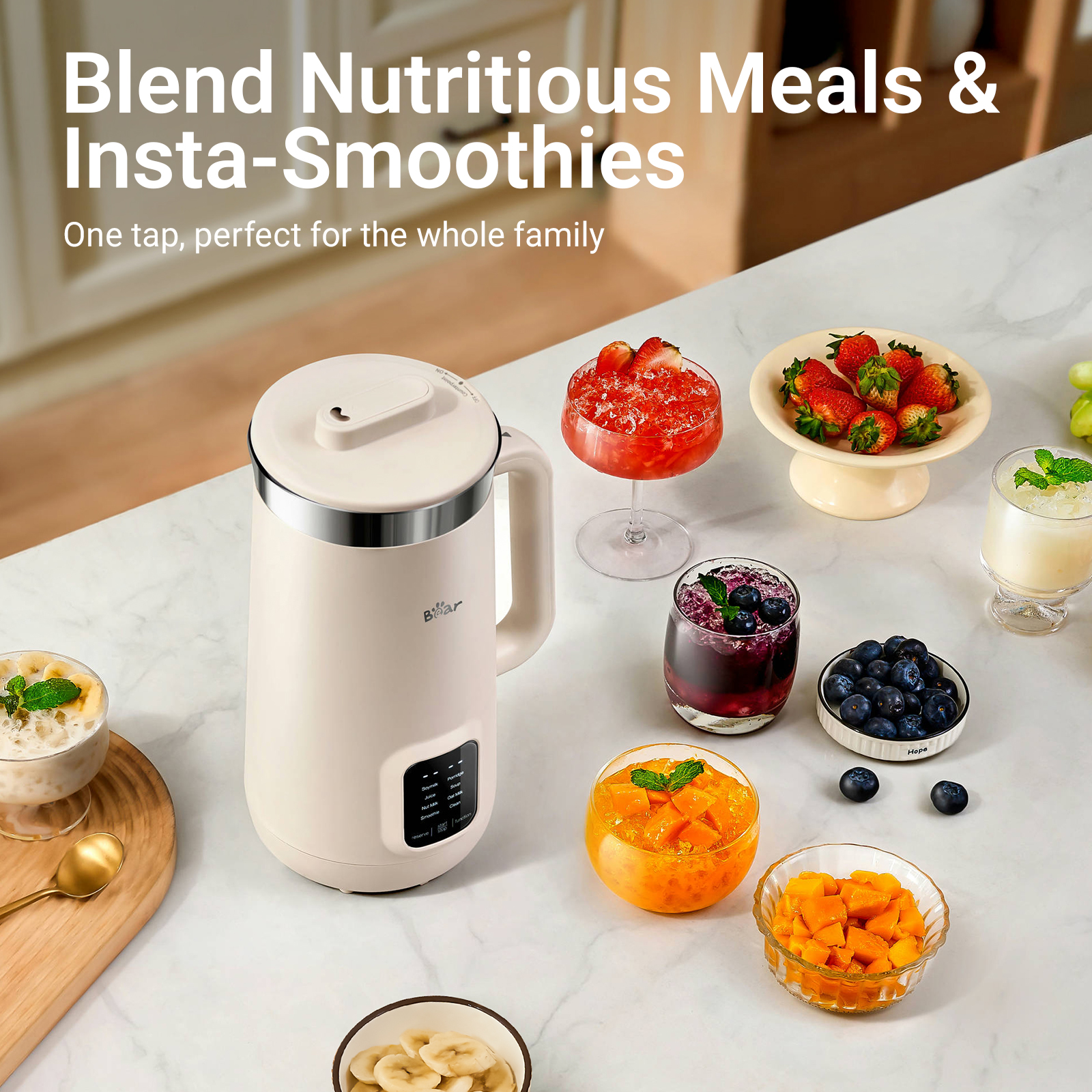 M&aacute;y l&agrave;m sữa hạt 8 trong 1 Bear